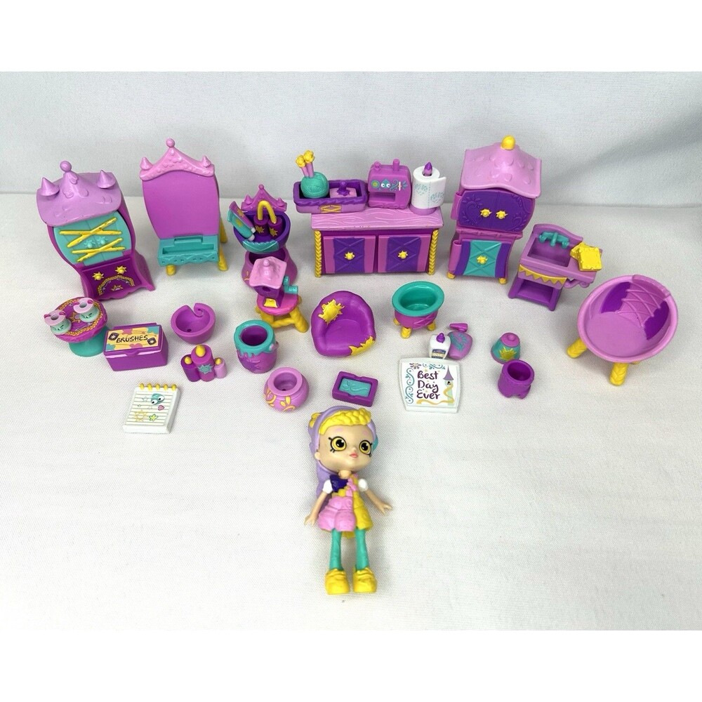 Shopkins Happy Places Lil Shoppie Rapunzel Tangled Furniture Accessories